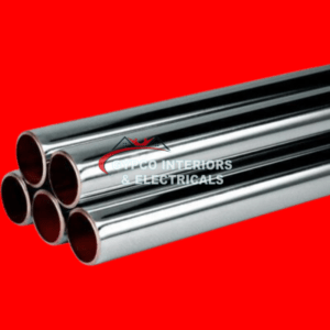 Heavy gauge chrome plated pipe 3/4"
