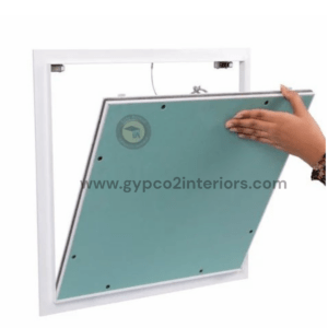 Gypsum trap door