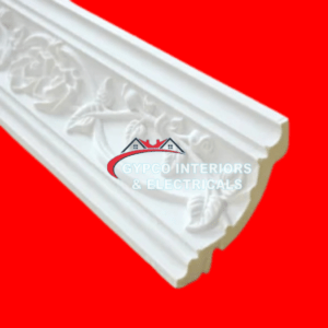 PU cornice flower 4''