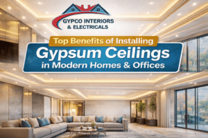 Top Benefits of Installing Gypsum Ceilings in Modern Homes & Offices