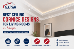 Best Ceiling Cornice Designs for Living Rooms in Kenya