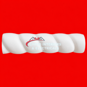Gypsum Coiled Beading