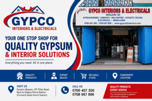 The Best Place to Buy Gypsum Materials in Kenya